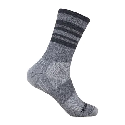 Produktbild von Wrightsock ESCAPE, Crew, Ash-Stripes (Grau) M