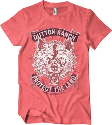 Obrázok produktu pre Dutton Ranch - Tričko Protect The Land - Small - RedHeather