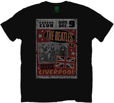 Zdjęcie produktu dla The Beatles Live In Liverpool Black XL Koszulka
