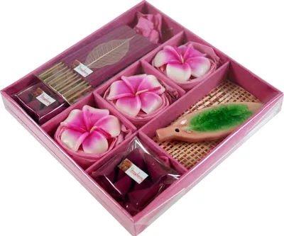 Produktbild von Räucher & Duftset aus Thailand - Erdbeer, Pink, 3*17*17 cm, Räucherstäbchen & Sets aus Thailand