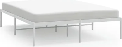 Produktbild von Bettgestell Metall Weiß 140x200 cm