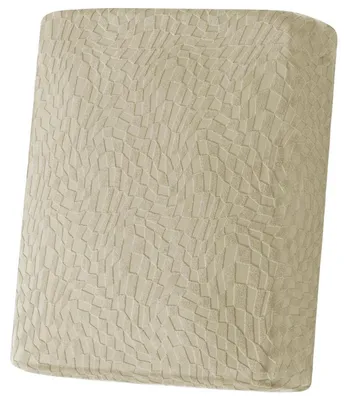 Produktbild von Sitzkissenbezug Stretch Beige 1 Sitzer Geometrisches Design Rutschfest 360° Schutz