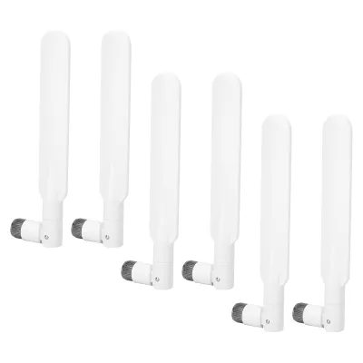 Produktbild von 6szt Antena WiFi 2.4G/5G Dual Band 5DBI 700-2700Mhz RP-SMA Bezprzewodowy router sieciowy