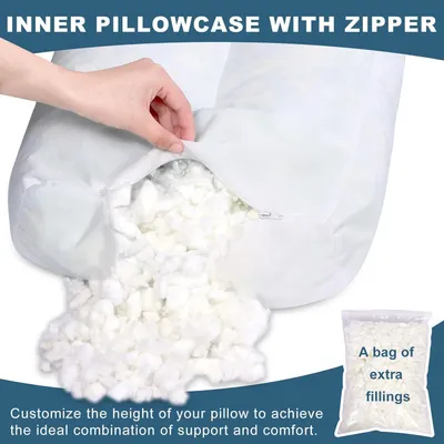 Produktbild von Kniekissen für Seitenschläfer Memory Foam Verstellbares Beinkissen für den Seitenschlaf zwischen den Beinen perfekt zur Linderung von Knie- und Hüftschmerzen und zur Verbesserung des Schlafs