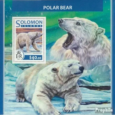 Produktbild von Briefmarken Salomoninseln 2017 Mi Block 645 (kompl. Ausg.) postfrisch Eisbären