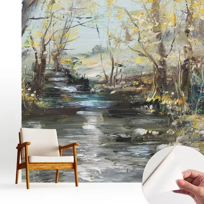 Obrázok produktu pre Samolepiaca fototapeta – 250 x 250 cm – tapeta – nástenná tapeta – nástenné obrazy – samolepiaca fólia – dekoračná fólia – tapetová fólia – stena – dekorácia – obývacia izba – Waldbach