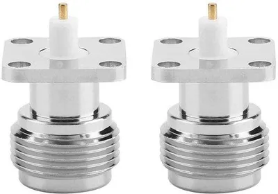 Productafbeelding van Kabeladapter, set van 2 - N-KFD-5 - RF-connector met afdekking, 17,5 x 17,5 cm