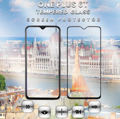 Zdjęcie produktu dla OnePlus 6T - szkło hartowane 9H - ochrona wyświetlacza 3D w super jakości