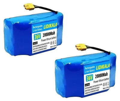 Productafbeelding van Lithium-batterijpack, 20000 mAh capaciteit, 36V configuratie, 36V, 2 stuks