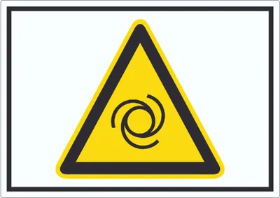 Produktbild von Achtung Automatischer Anlauf Symbol Aufkleber A5 (148x210mm)