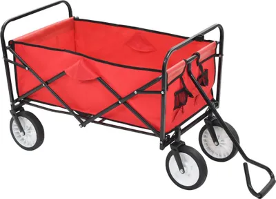 Obrázek produktu pro vidaXL Skládací ruční vozík Steel Red