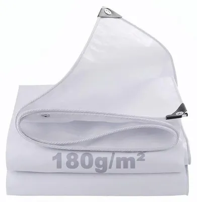 Productafbeelding van Afdekzeil Waterdicht - 180 g/m² PE - UV-bestendig - Scheurvast - Met Aluminium Ogen - Voor Tuinmeubelen/Voertuigen - Dekzeil