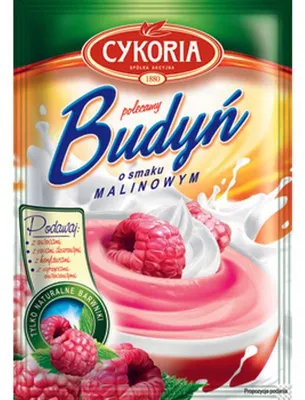 Obrázok produktu pre Čakankový puding bez cukru s malinami 40 g
