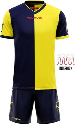 Produktbild von Sport-Set Givova Combo Blau-Gelb