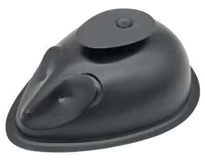 Produktbild von Backform Igel 0,9l  metall, antihaft, schwarz, 20x15x5,5cm