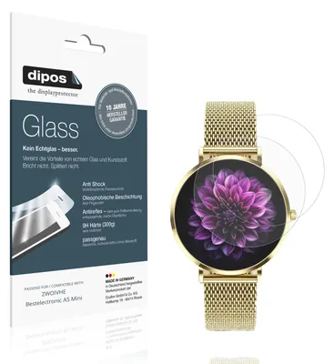 Produktbild von 2x Schutzfolie für ZWOIVHE Bestelectronic A5 Mini matt - Anti-Shock 9H Folie dipos Glass Kunststoffglas