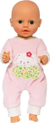 Produktbild von Heless Flauschiger Puppen-Strampler ''Bunny Lou'', Gr. 35-45 cm