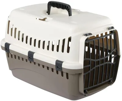Produktbild von KERBL Transportkäfig Expedion 1 Creme/Dunkelbraun 10 kg