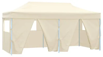 Image de Tente de fête Crème 291 x 580 x 315 cm Tissu Oxford