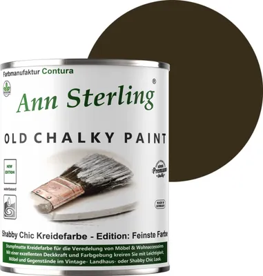 Produktbild von Ann Sterling Kreidefarbe Shabby Chic 750ml - Schokolade