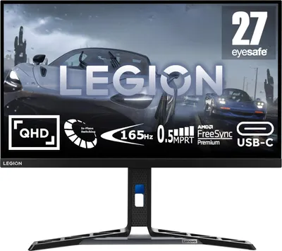 Produktbild von Lenovo Legion Y27h-30, 68,6 cm (27"), 2560 x 1440 Pixel, Quad HD, 5 ms, Schwarz