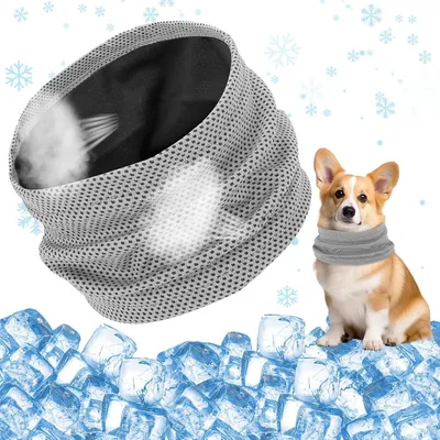 Produktbild von Hundekühlhalsband, schnelle Kühlung, 55 x 16 cm, wasserdicht, für Hunde
