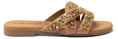 Produktbild von Lazamani Maud Damen-Pantoletten Beige Größe 37