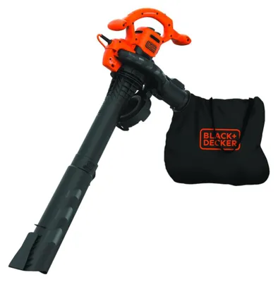 Image de Aspirateur-souffleur-broyeur électrique pour feuilles avec sac Black + Decker BEBLV 2600 W