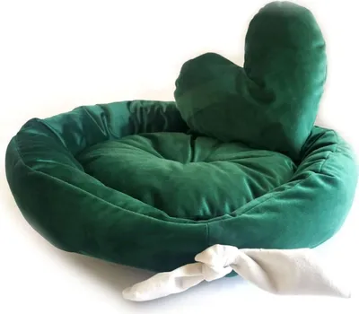 Produktbild von Love Gifts® weiches Kundekissen, Hundebett mittelgroße Hunde & kleine Hunde, Orthopädisches Hundebett, weiches Bett - Kissen, Grün