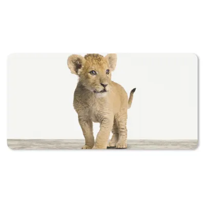 Produktbild von MuchoWow® Mauspad Mousepad Löwe - Junge - Kinder - Jungen - Tiere - Mädchen 60x30 cm - Mousepads - Maus Mat - Pad - Mausunterlage - Nachhaltig