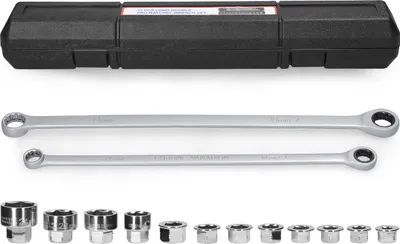 Obrázok produktu pre multifunkčná sada nástrčných kľúčov 15 v 1, praktická sada náradia na opravu motocyklov, bicyklov, kúpeľní, klimatizácie, automobilov, údržbu, kombinovaná sada náradia pre domácnosť