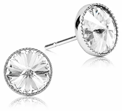 Produktbild von LUISIA® Solitär Ohrstecker "Joy" mit Kristallen von Swarovski® | Kristall