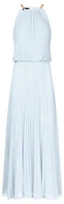 Obrázok produktu pre APART Fashion: Dámske dlhé plisované šaty, večerné šaty s odhalenými ramenami, elegantné šaty na svadbu