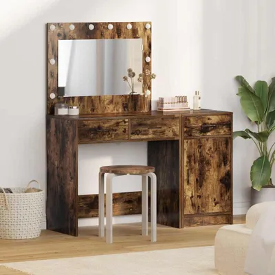 Produktbild von vidaXL Schminktisch 2 stk. Braun 40 x 41 x 75 cm Holzwerkstoff