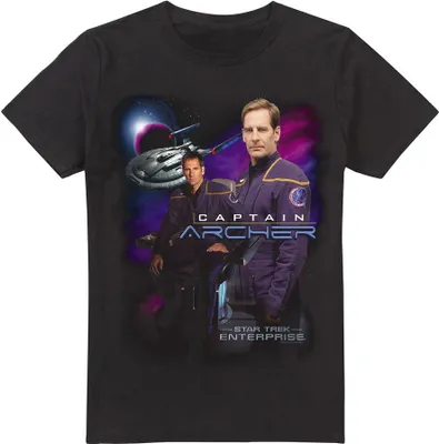 Immagine prodotto di Star Trek - Maglietta da uomo TV5840 (5XL) (Nero)