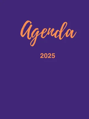 Immagine prodotto di Agenda 2025 con suddivisione giornaliera, settimanale e mensile