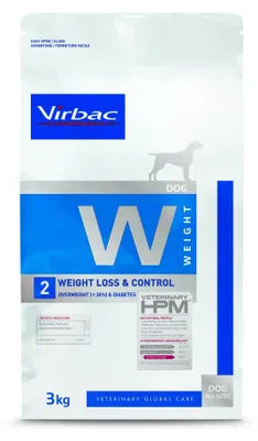 Productafbeelding van VIRBAC HPM Hond, gewichtsbeheersing, W2, 3 kg