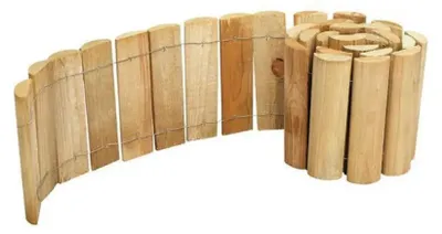 Image de Bordure en bois naturel Siloux