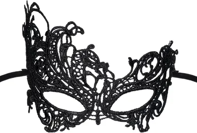 Produktbild von Masken für Maskerade – Schwarze Maskenball-Maske – Randmaske – 22,5 x 14 cm – Für Auftritte auf der Bühne – Rollenspiele – Halloween – Karneval
