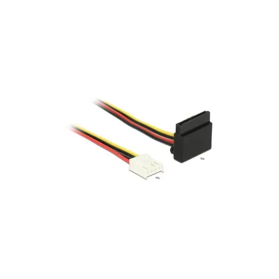 Produktbild von DeLOCK 85510, 0,3 m, Floppy (4-pin), SATA 15-Pin, Weiblich, Weiblich, Gerade