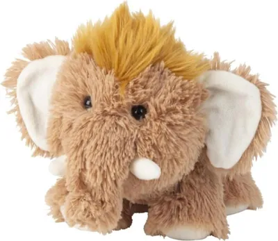 Produktbild von Mammut 20cm stehend hellbraun flauschig Zottelfell Kuscheltier Plüschtier
