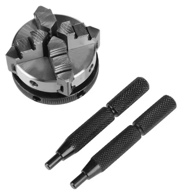 Produktbild von Drehfutter 50mm - 4-Futter - Selbstzentrierend - Manuell - Für Holzmaschinen