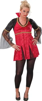 Produktbild von Draculina Vampirkostüm Kostüm Vampir Blutsaugerin Gr. 36, 38, 40, 42, Größe:42