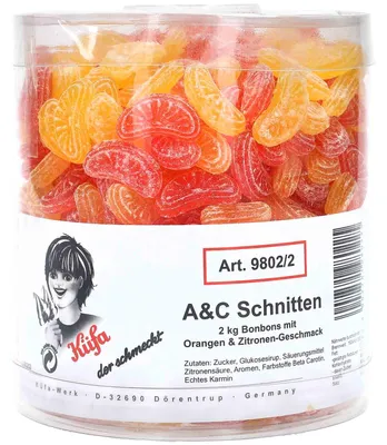 Produktbild von Küfa A&C Schnitten Orange & Zitrone 2kg