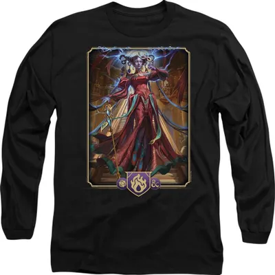 Produktbild von Dungeons & Dragons - "2024" T-Shirt für Herren, Langärmlig TV22873 (S) (Schwarz)