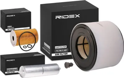 Produktbild von RIDEX Filterset Inspektionspaket Filtersatz für AUDI A6 Avant (4G5, 4GD, C7) A6 Limousine (4G2, 4GC, C7)