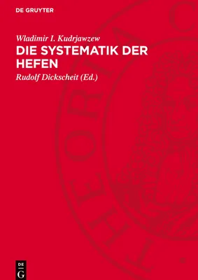 Produktbild von Die Systematik der Hefen