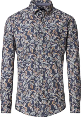 Immagine prodotto di CASAMODA camicia casual uomo manica lunga button-down casual blu floreale 3XL