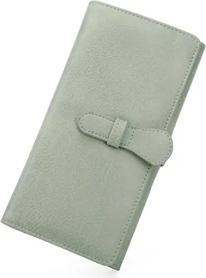 Produktbild von Geldbörse Damen Leder Vintage, Großes Portemonnaie Langformat mit RFID Schutz, 11 Kartenfächer, Kleingeldfach, Geschenkidee für Frauen