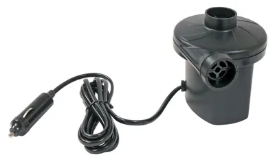 Image de Pompe à air électrique 12V +3 adaptateurs de valve Compresseur Pompe électrique Pompe de soufflage